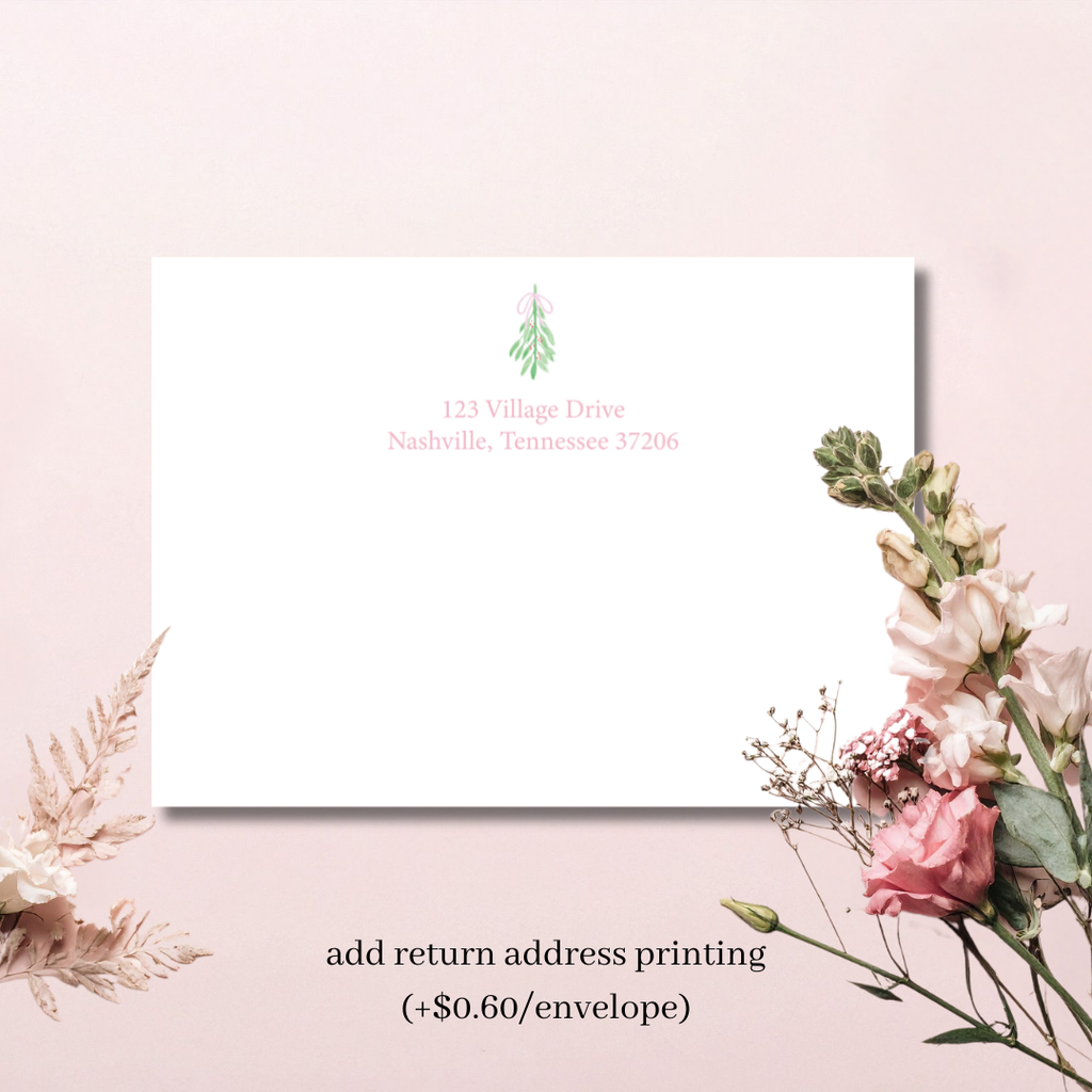 Birth Announcement Christmas Card