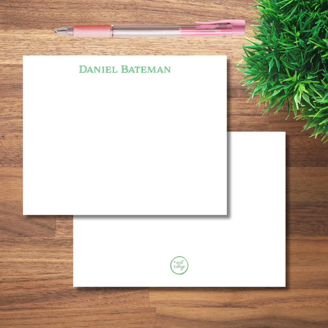 Block Name Stationery & Notecard