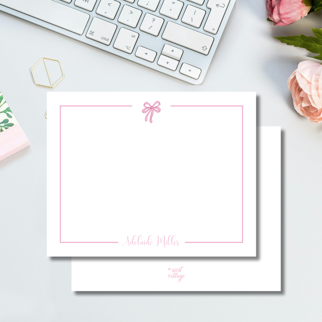 Bow Stationery & Notecard