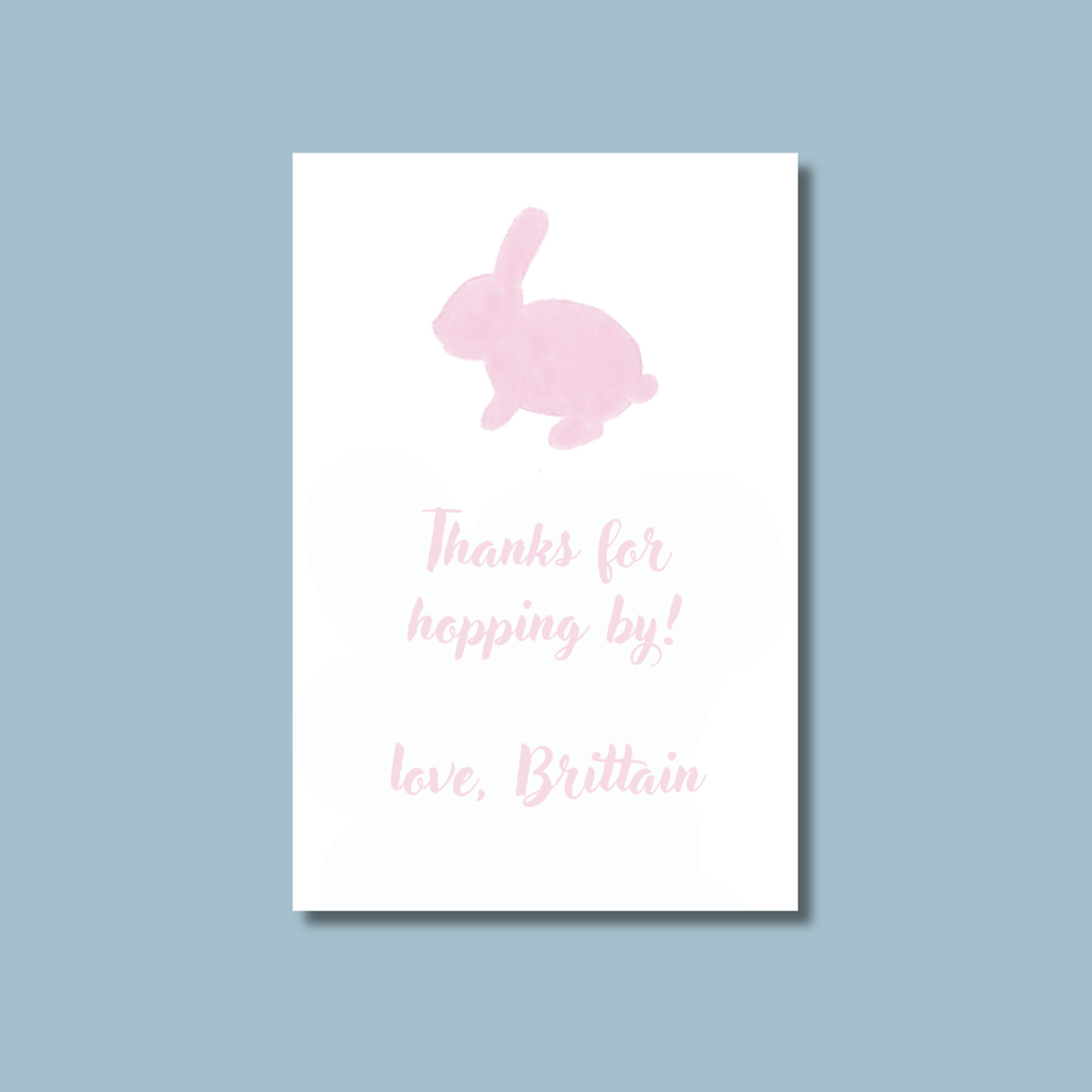 Bunny Invitation