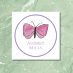 Butterfly Sticker OR Tag