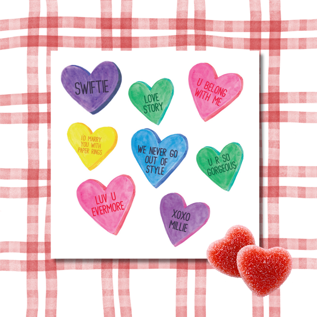 Candy Hearts Valentines