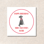 Dog Sticker OR Tag