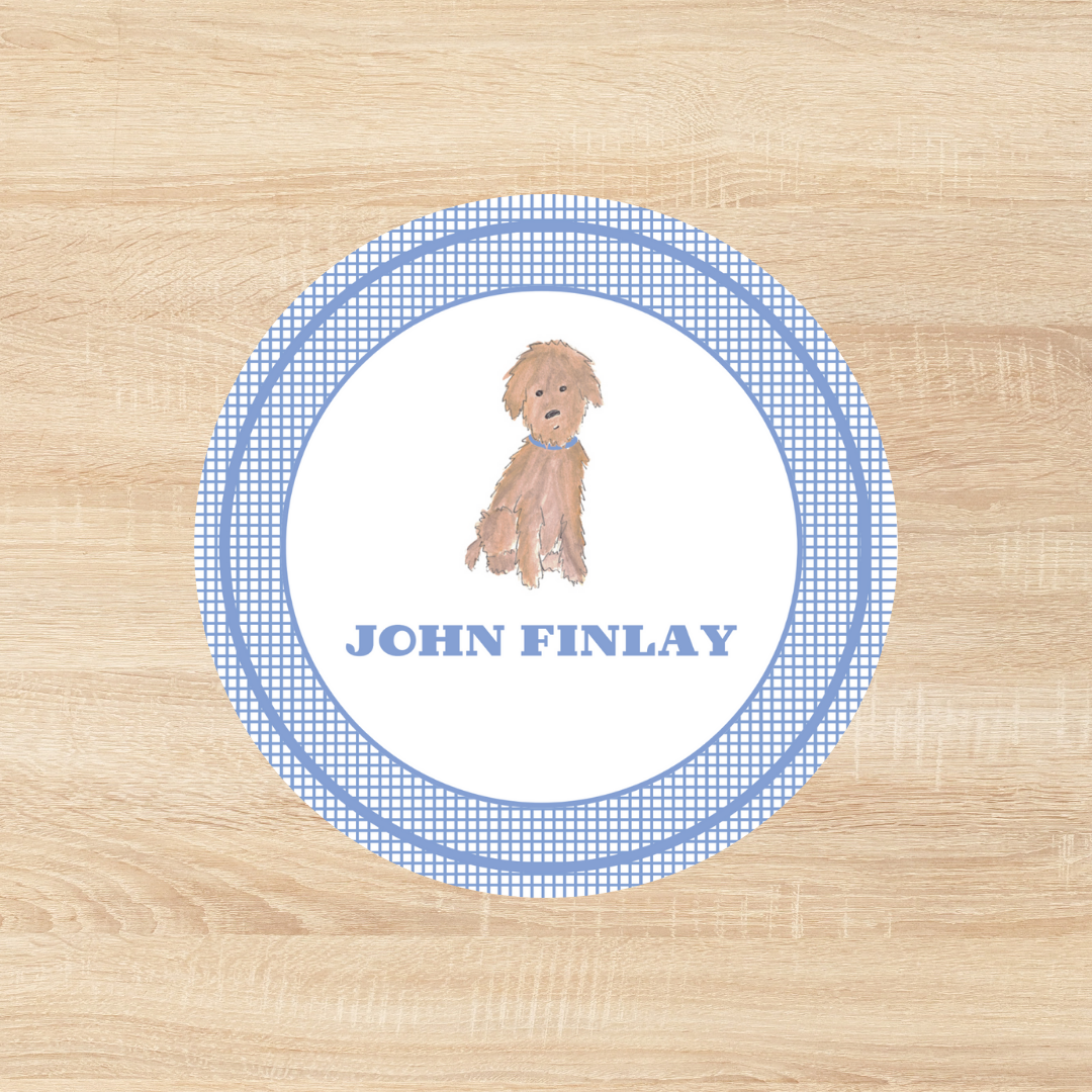 Dog Sticker OR Tag