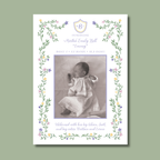 Floral Birth Announcement