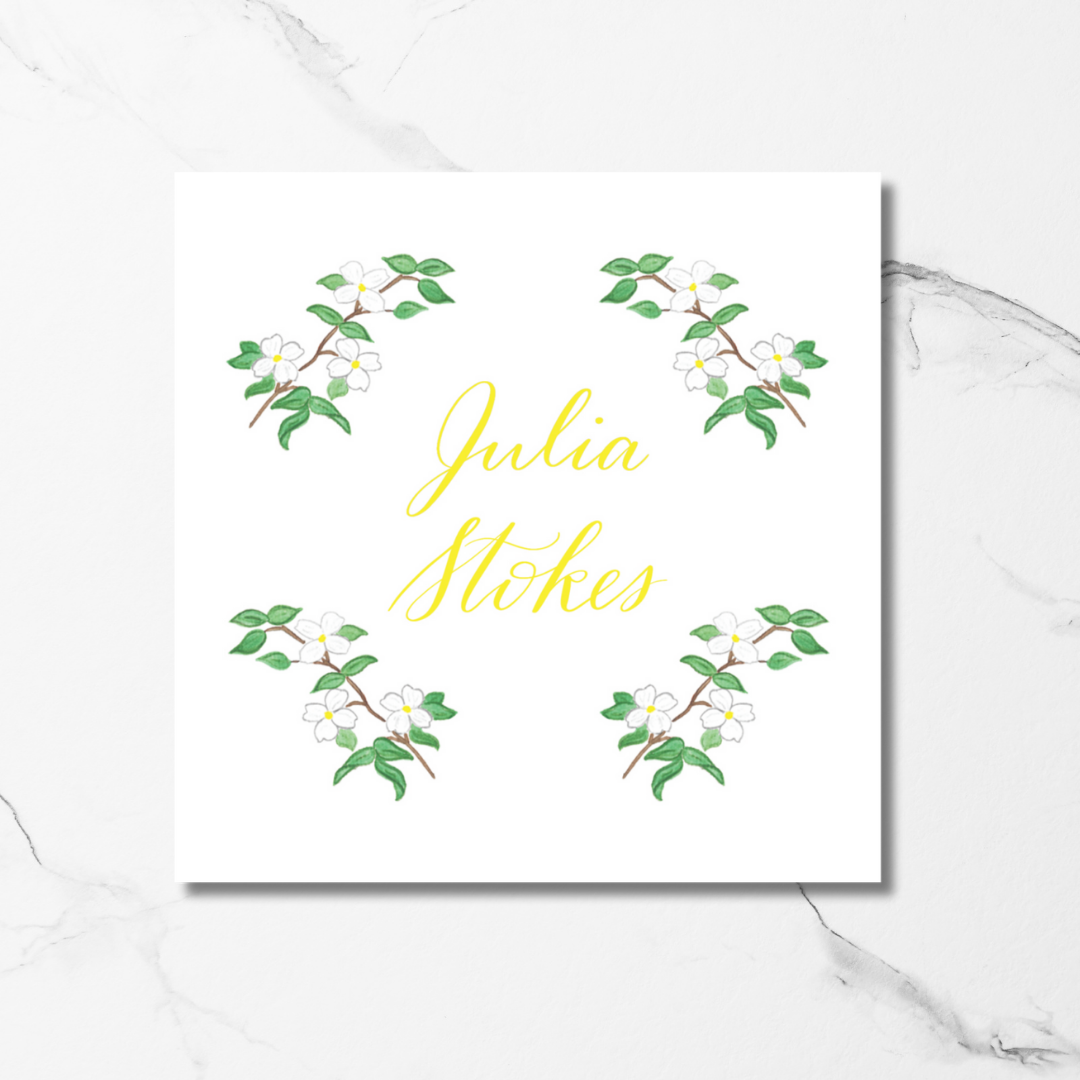 Floral Enclosure Tag