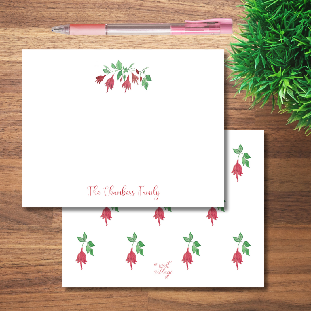 Floral Stationery & Notecard