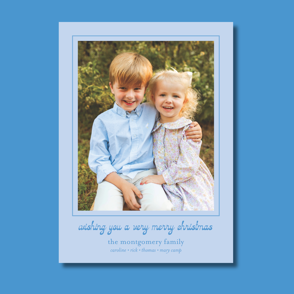 Funky Font Wishing Card