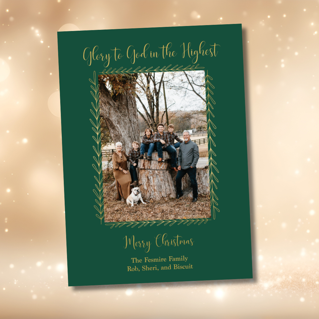 Glory to God in the Highest Christmas Card