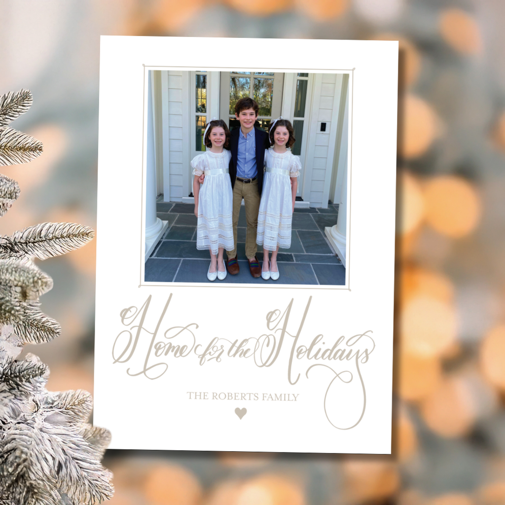 Home for the Holidays Card
