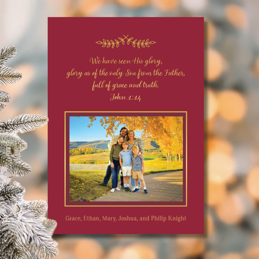 John 1:14 Verse Christmas Card
