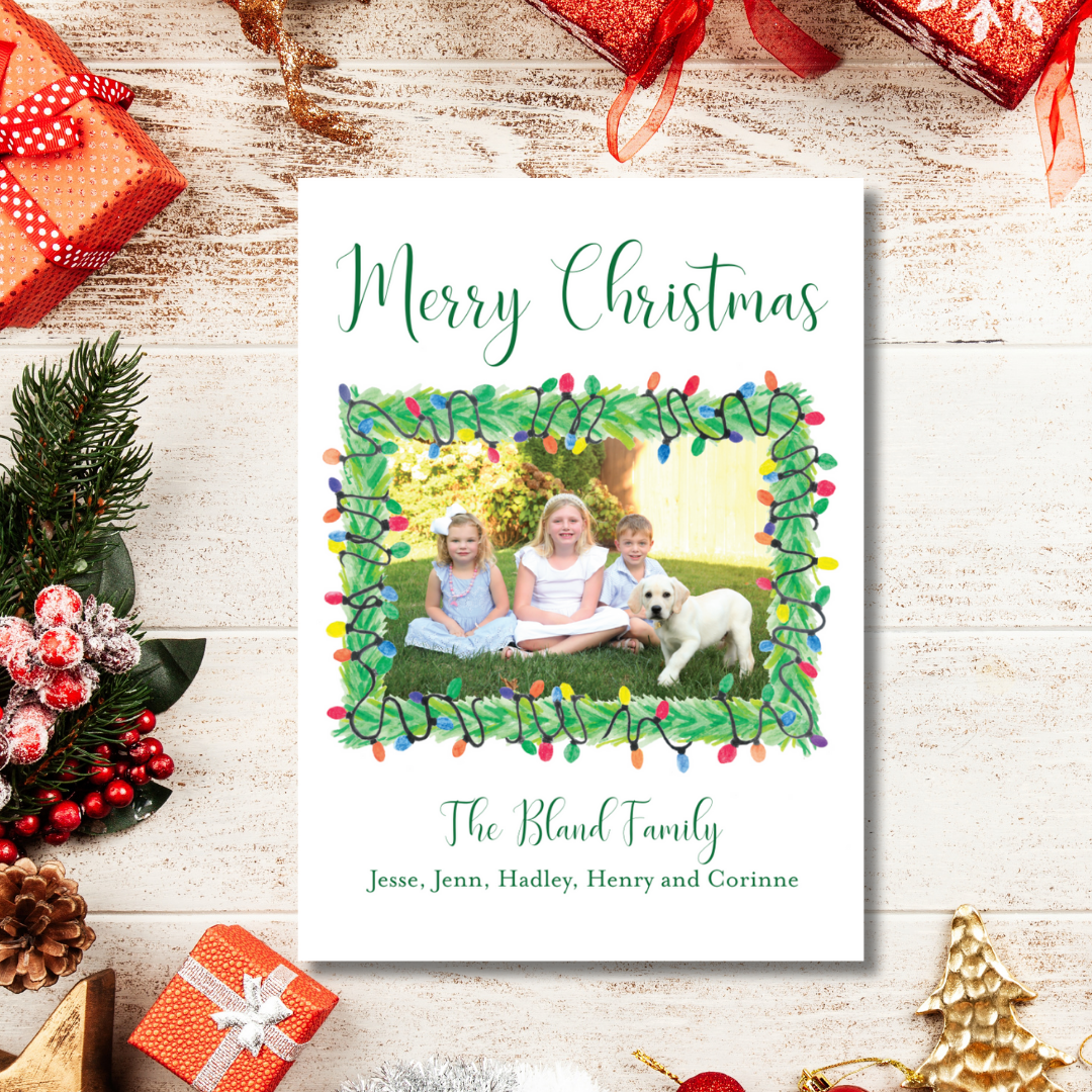 Festive Merry Christmas Card