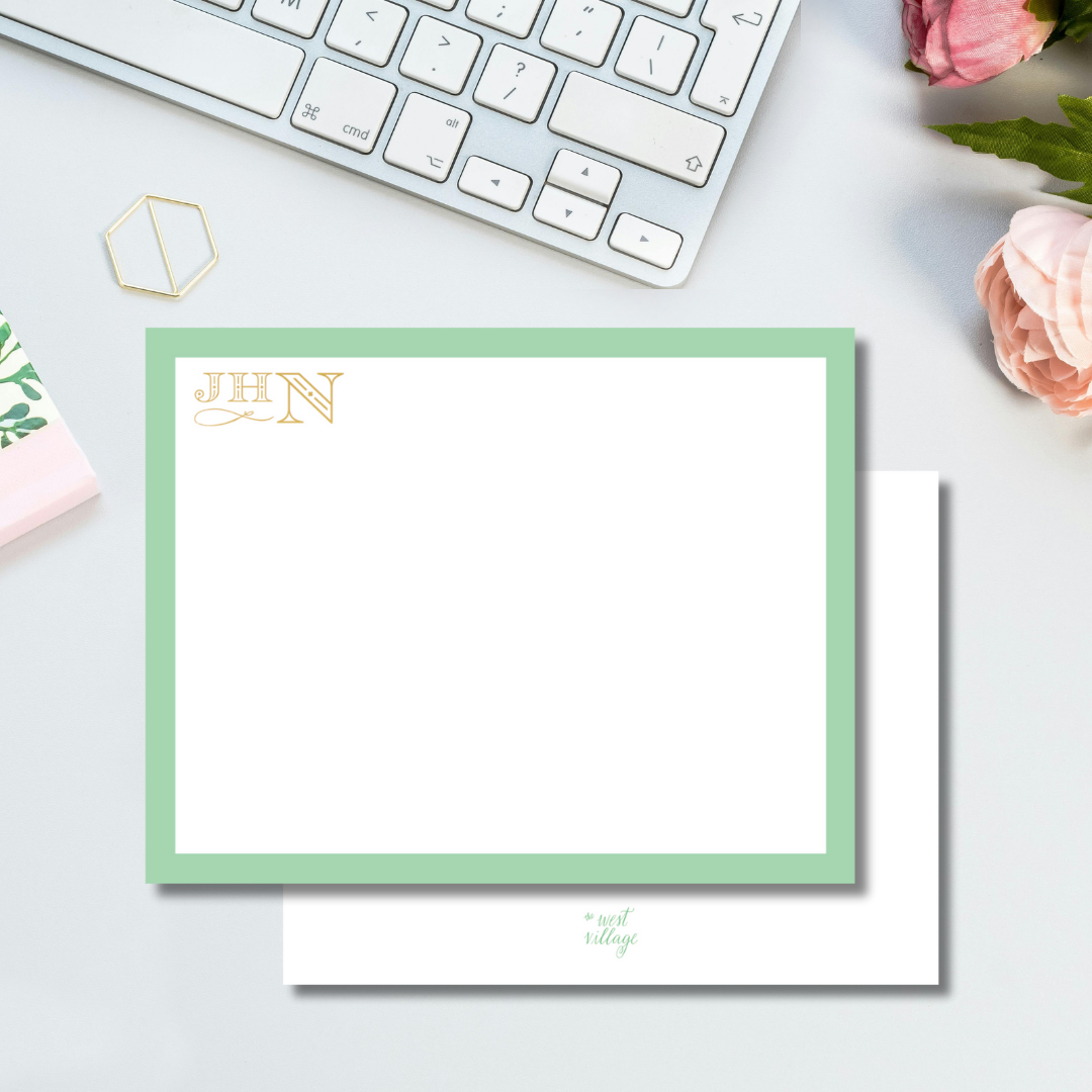 Monogram Stationery & Notecard