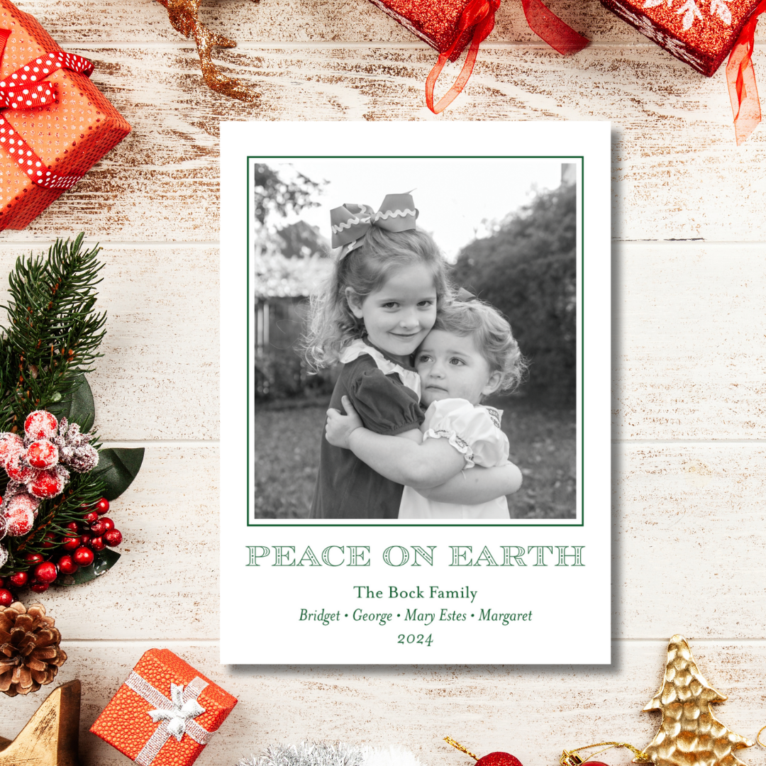 Peace on Earth Christmas Card