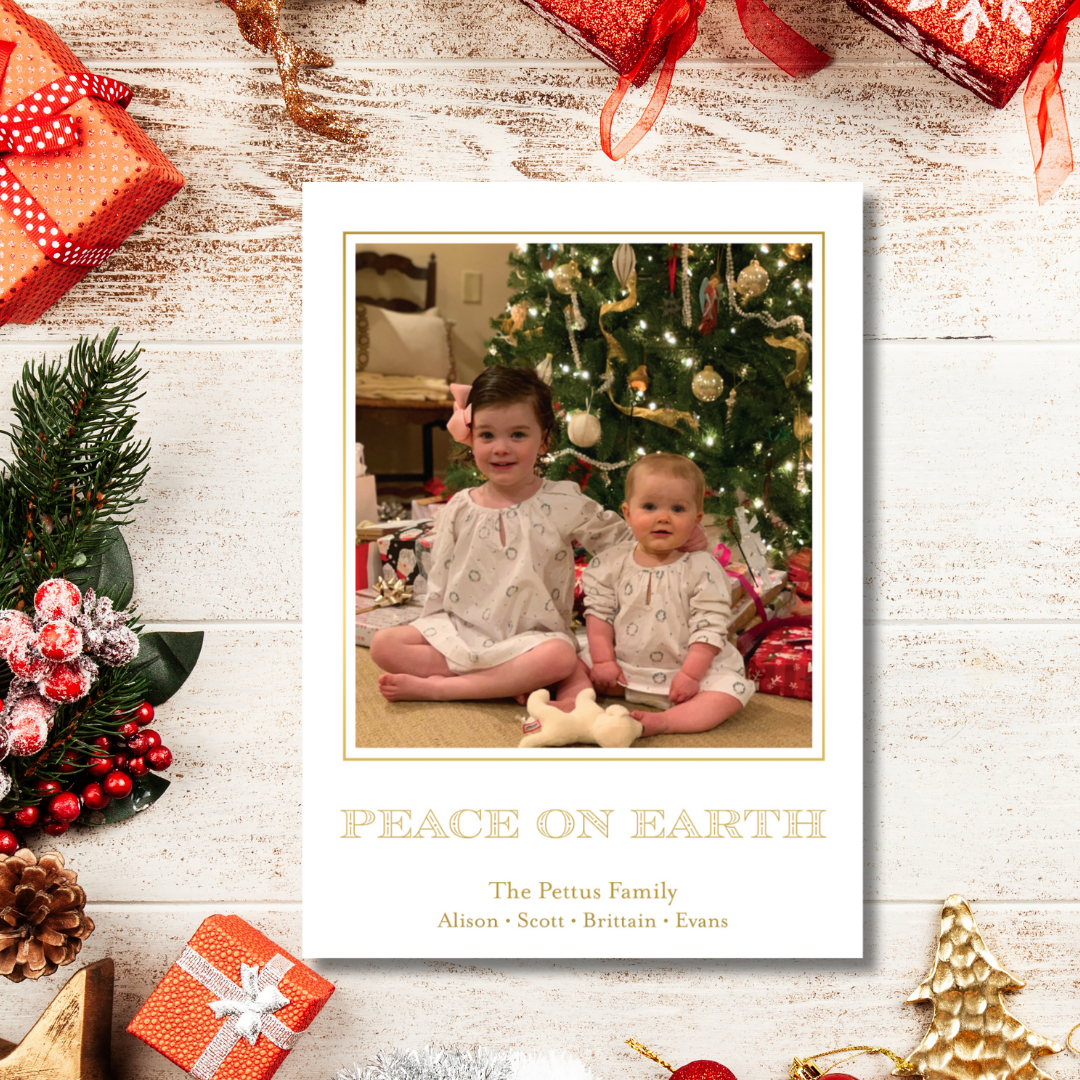 Peace on Earth Christmas Card