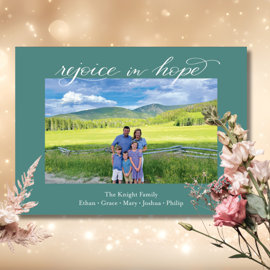 Rejoice in Hope Christmas Card