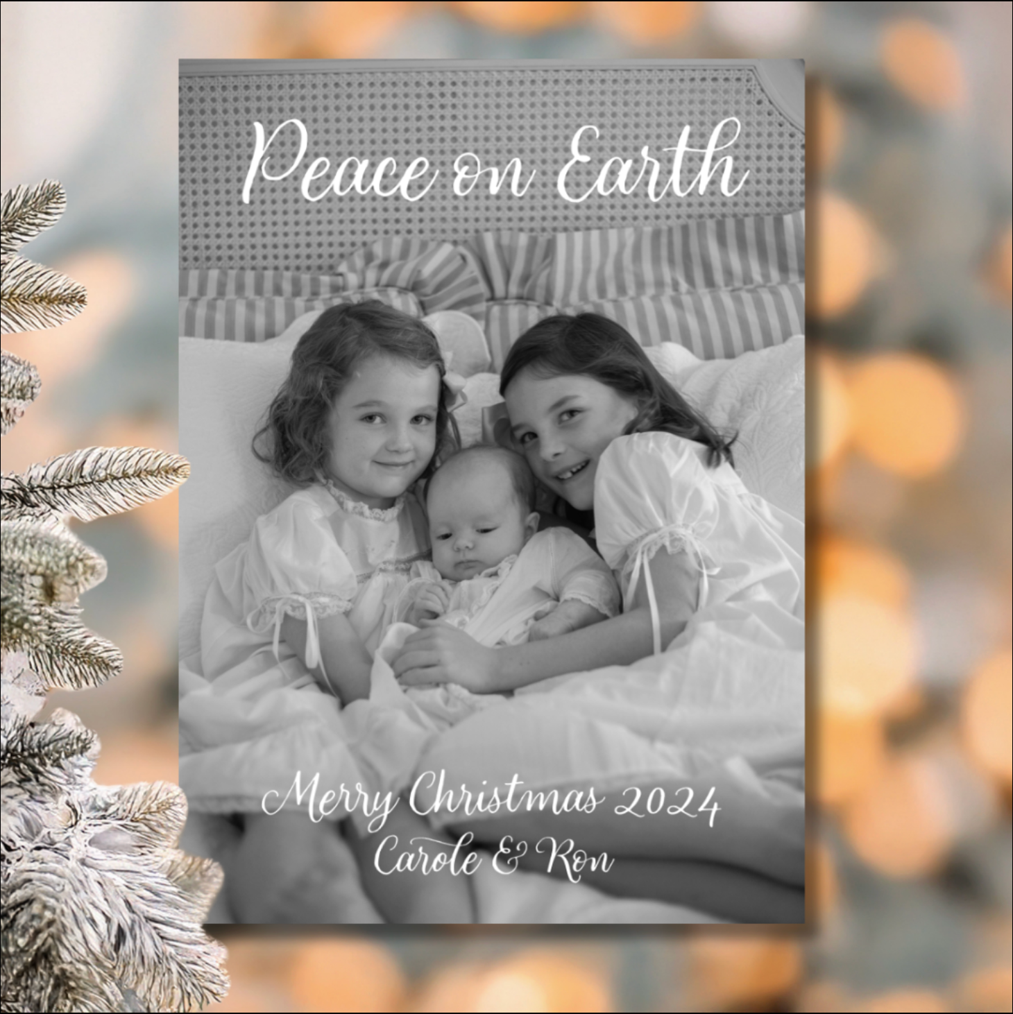 Black and White Card
