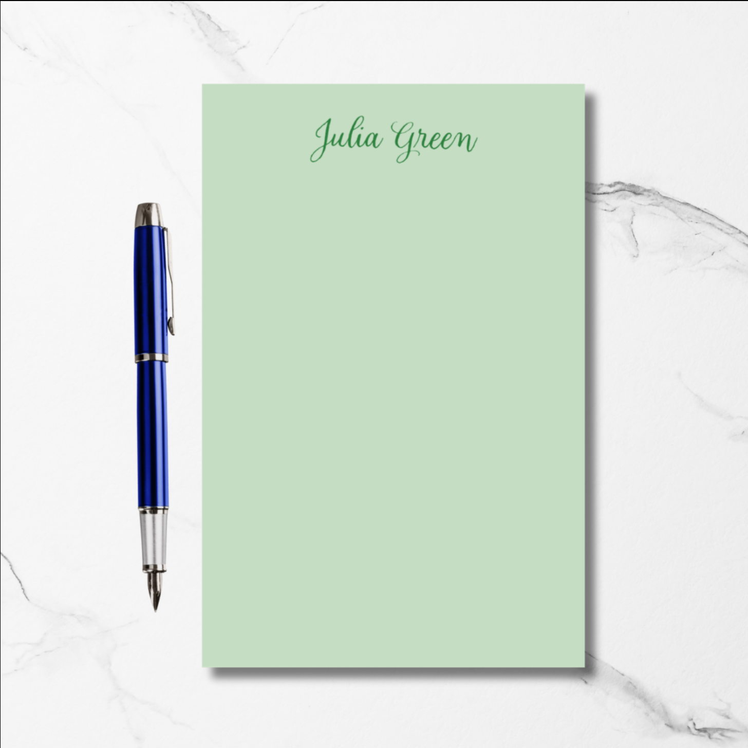 Script Letters Notepad