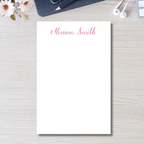 Script Letters Notepad