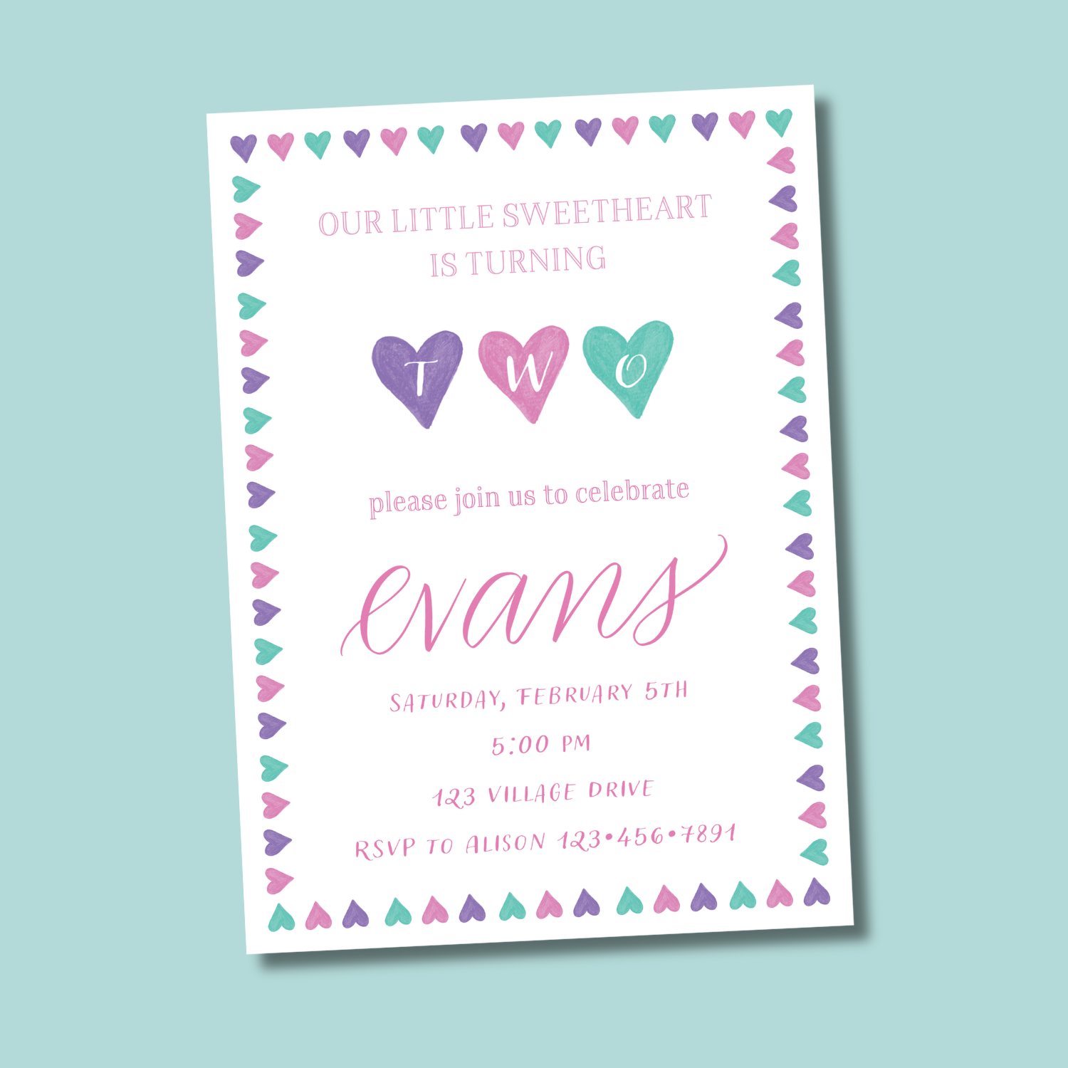 Sweetheart Invitation