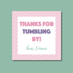 Tumbling Party Tag
