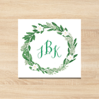 Wreath Sticker OR Tag