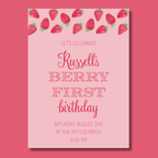 Strawberry Invitation