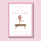 Gymnastics Invitation