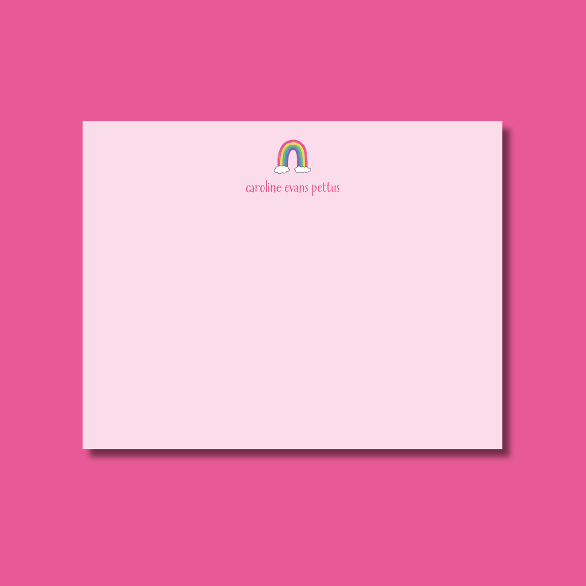 Rainbow Notecard