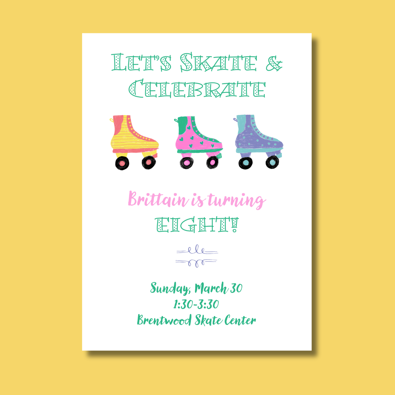 Skate Invitation