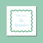 Wavy Border Tag